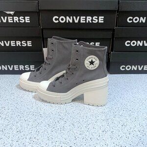 CONVERSE Chuck 70 De Luxe Heel Platform High Top Boots Women's 8 /men's 6